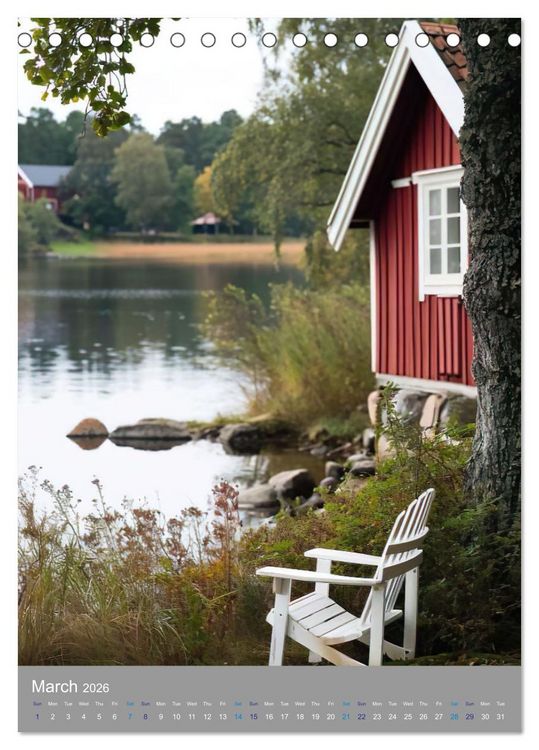Produktbild: Chairscape (Desk Calendar 2026 DIN A5 portrait), CALVENDO 12 Month DeskCalendar