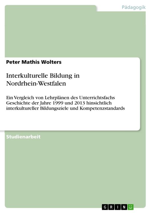 Produktbild: Interkulturelle Bildung in Nordrhein-Westfalen
