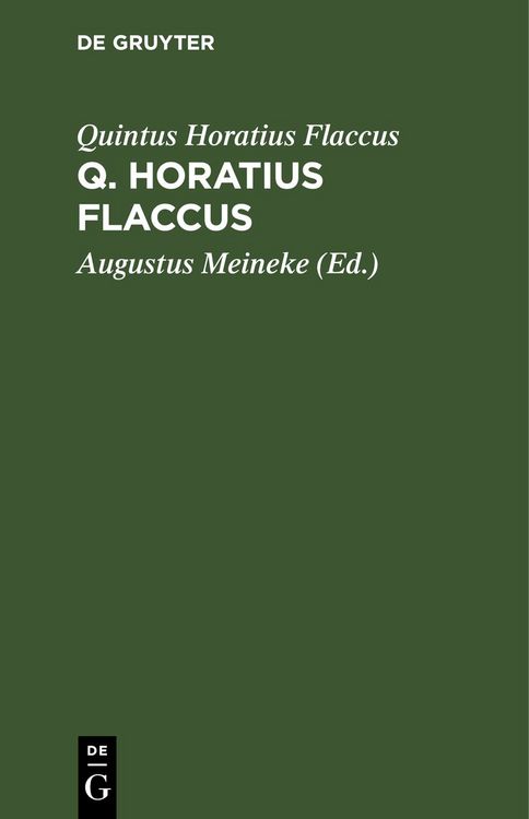 Produktbild: Q. Horatius Flaccus