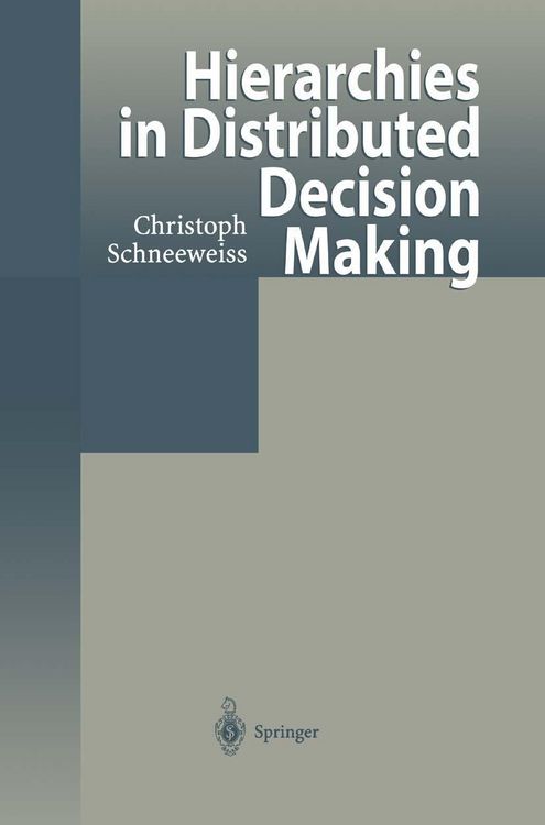 Produktbild: Hierarchies in Distributed Decision Making
