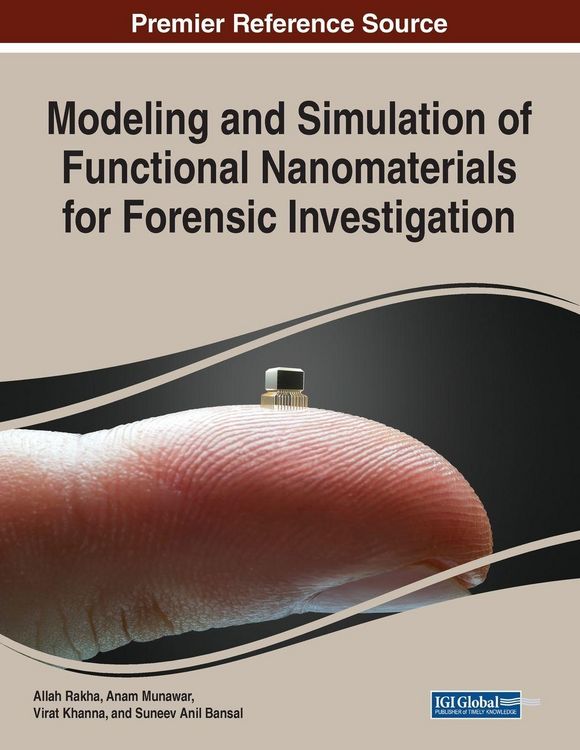 Produktbild: Modeling and Simulation of Functional Nanomaterials for Forensic Investigation