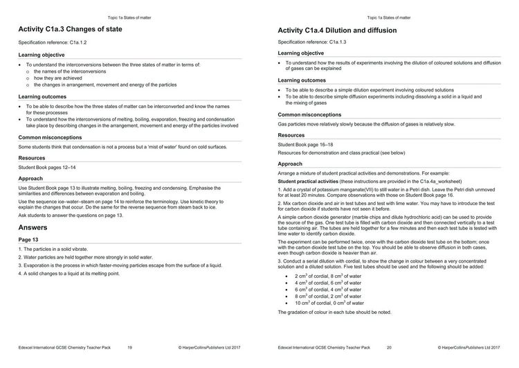 Produktbild: Edexcel International GCSE - Edexcel International GCSE Chemistry Teacher Pack