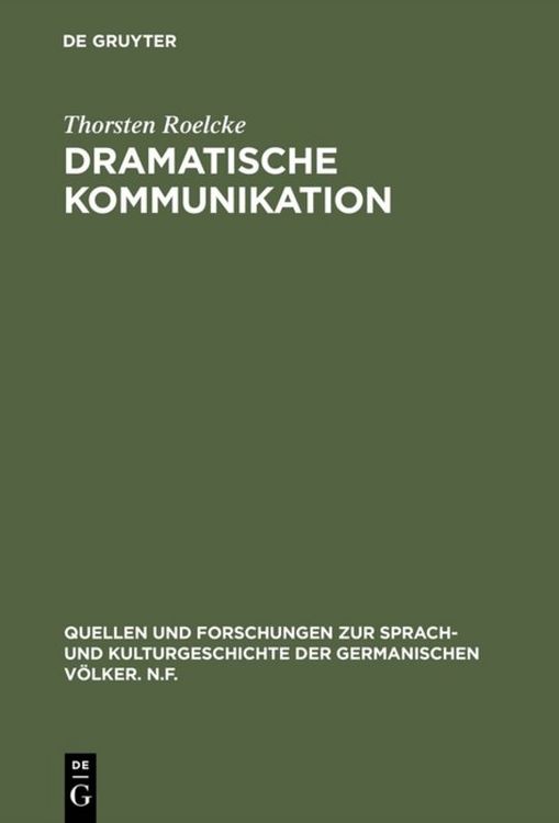 Produktbild: Dramatische Kommunikation