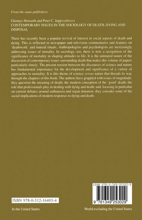 Produktbild: The Changing Face of Death