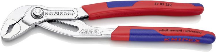 Produktbild: Knipex Cobra 87 05 250 Wasserpumpenzange Schl&uuml;sselweite (metrisch) 46mm 250mm