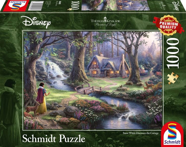 Produktbild: Schmidt 59485 - Disney Schneewittchen, Thomas Kinkade, Premium-Puzzle