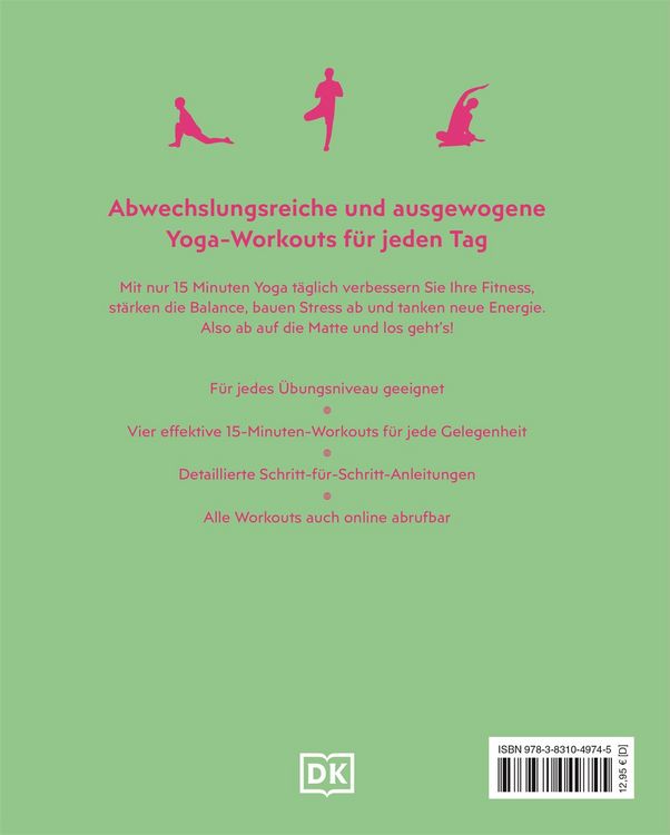 Produktbild: 15 Minuten Yoga f&uuml;r jeden Tag