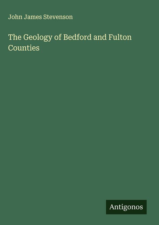 Produktbild: The Geology of Bedford and Fulton Counties