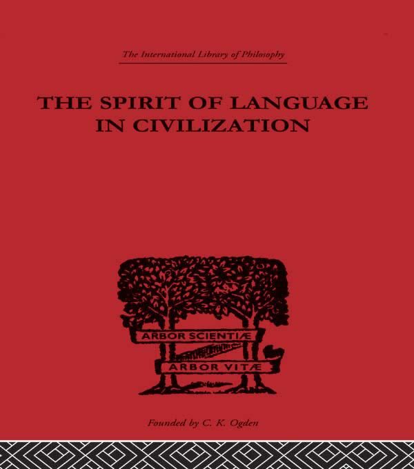 Produktbild: The Spirit of Language in Civilization
