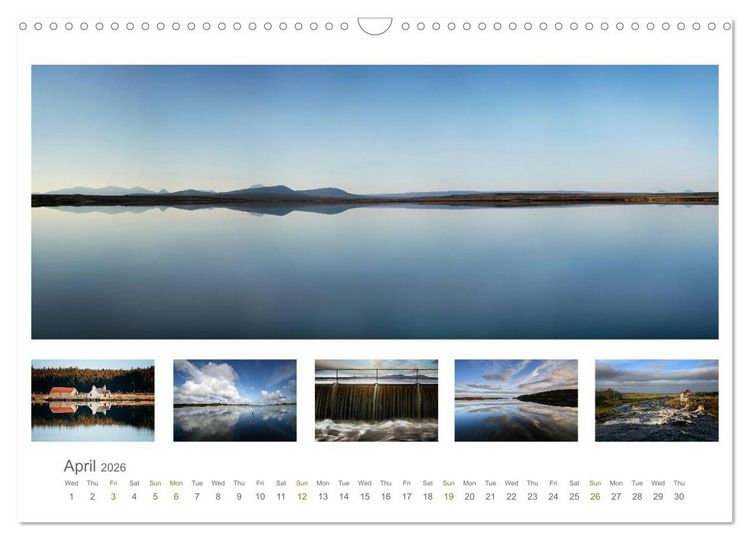 Produktbild: Scottish Highlands - Caithness & Sutherland / UK-Version (Wall Calendar 2026 DIN A3 landscape), CALVENDO 12 Month Wall Calendar