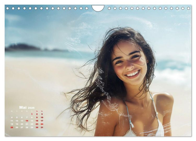 Produktbild: Endlich Strandurlaub (Wandkalender 2026 DIN A4 quer), CALVENDO Monatskalender