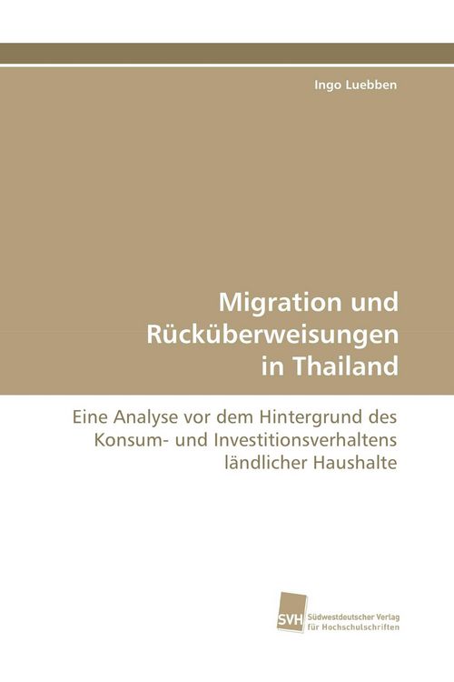 Produktbild: Migration und R&uuml;ck&uuml;berweisungen in Thailand