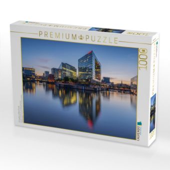 Produktbild: CALVENDO Puzzle Ericusspitze zur Blauen Stunde | 1000 Teile Lege-Gr&ouml;&szlig;e 64x48cm Foto-Puzzle f&uuml;r gl&uuml;ckliche Stunden