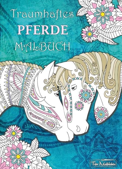 Produktbild: Traumhaftes Pferde Malbuch