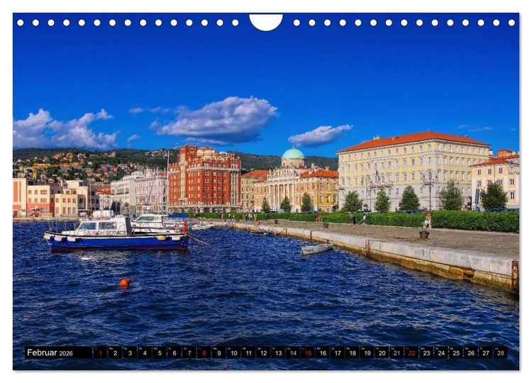 Produktbild: Triest - Habsburger Erbe und italienisches Flair (Wandkalender 2026 DIN A4 quer), CALVENDO Monatskalender