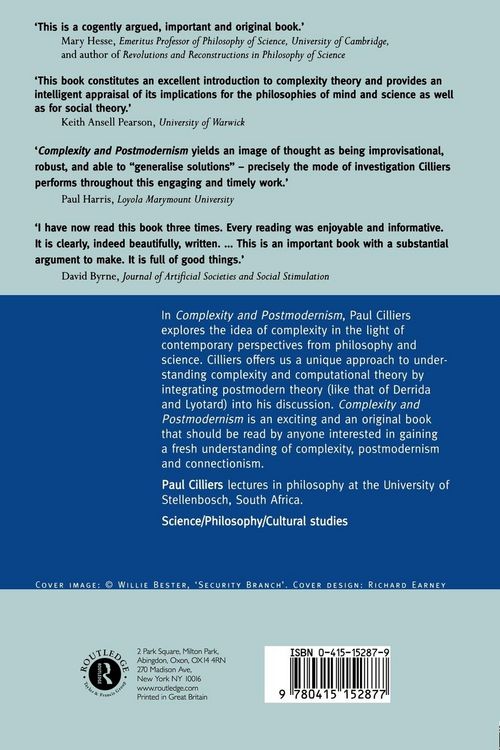 Produktbild: Complexity and Postmodernism