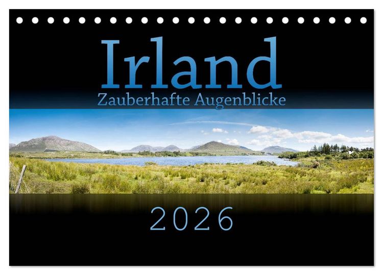 Produktbild: Irland - Zauberhafte Augenblicke (Tischkalender 2026 DIN A5 quer), CALVENDO Monatskalender