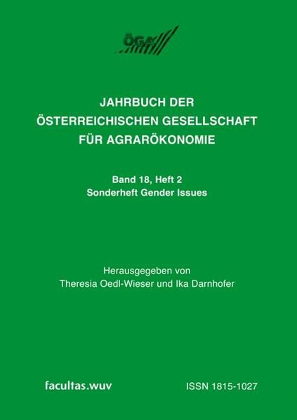 Produktbild: Gender Issues in der Landwirtschaft
