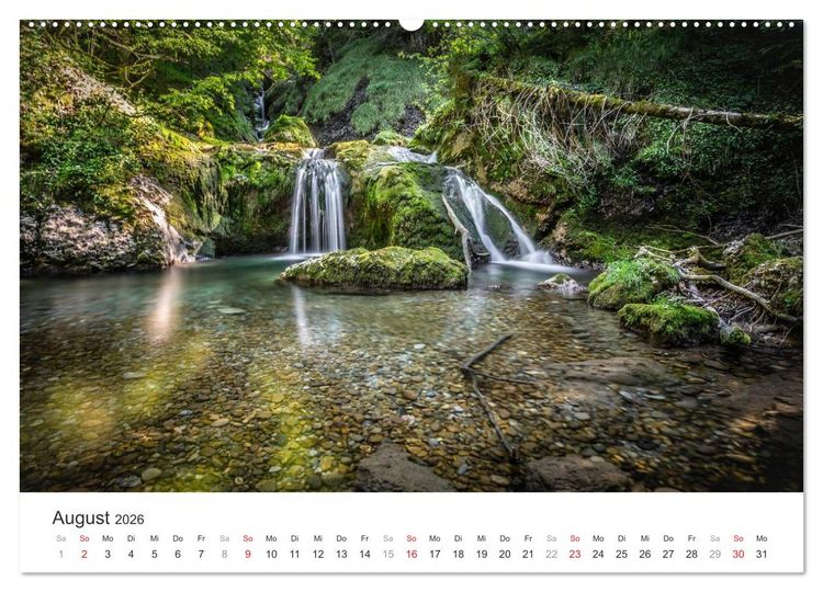 Produktbild: Wasserf&auml;lle Europas (hochwertiger Premium Wandkalender 2026 DIN A2 quer), Kunstdruck in Hochglanz
