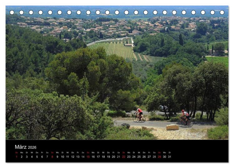 Produktbild: Faszination Mont Ventoux (Tischkalender 2026 DIN A5 quer), CALVENDO Monatskalender