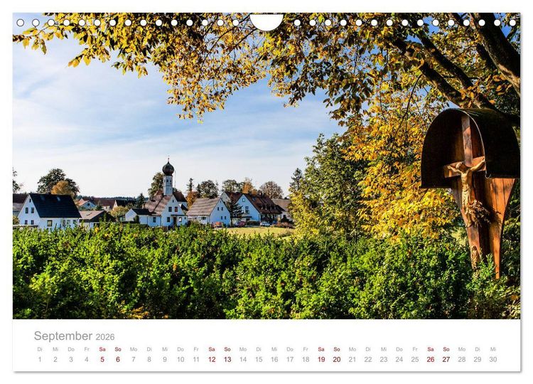 Produktbild: Sch&ouml;nes Dachauer Land (Wandkalender 2026 DIN A4 quer), CALVENDO Monatskalender