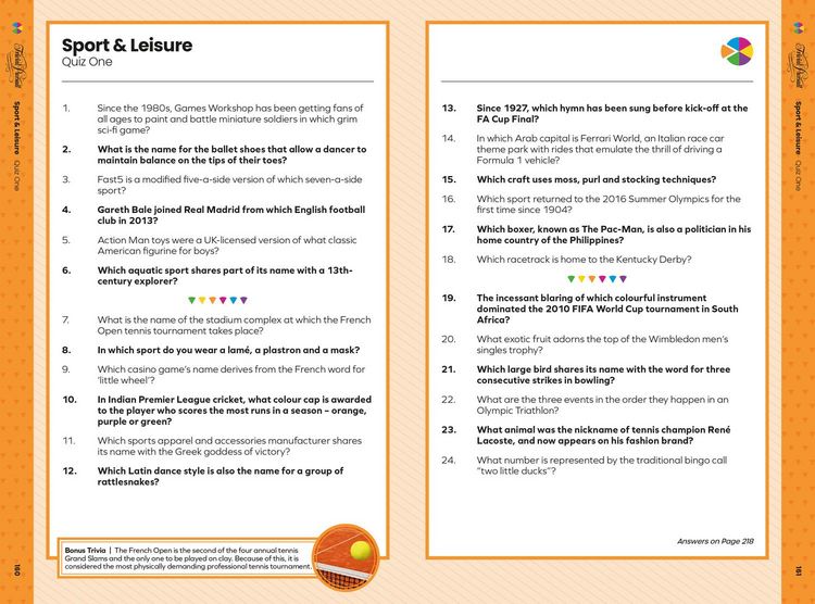 Produktbild: Trivial Pursuit Quiz Book
