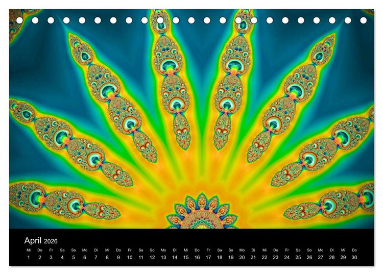 Produktbild: mandala-art (Tischkalender 2026 DIN A5 quer), CALVENDO Monatskalender