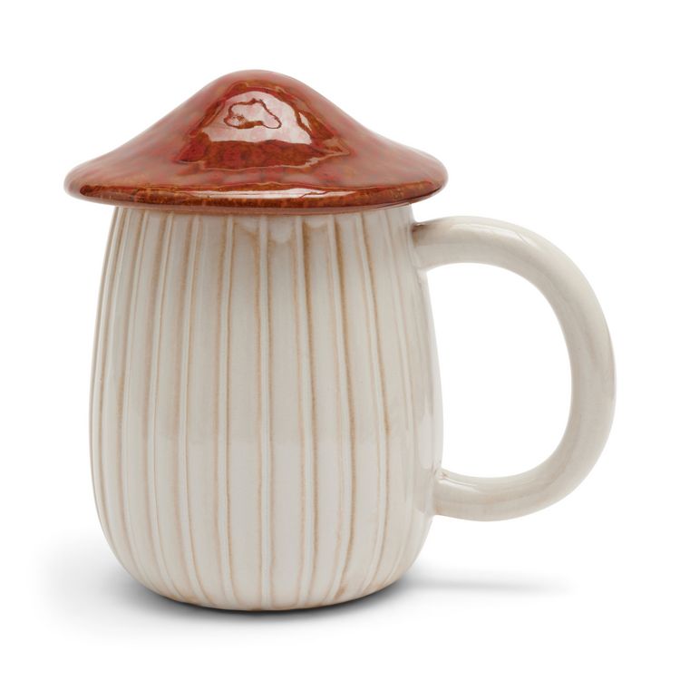 Produktbild: Tasse "Pilz", Bordeaux