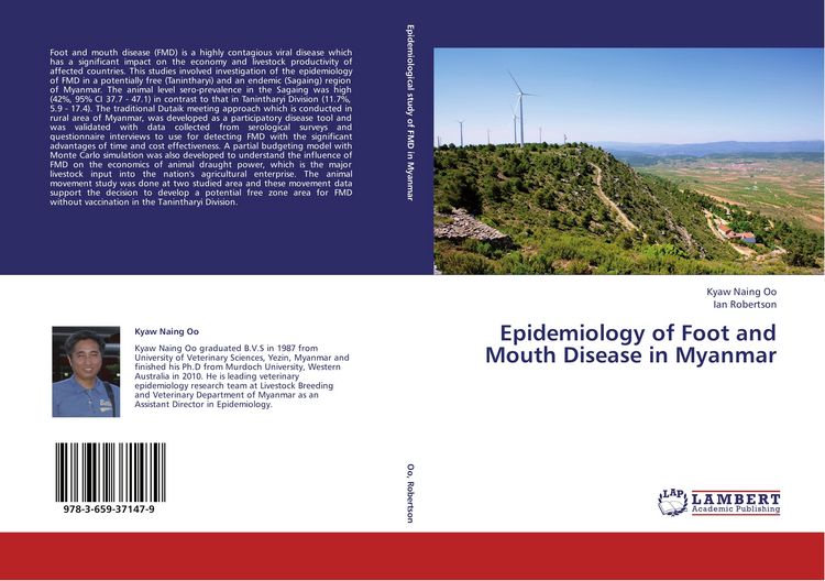 Produktbild: Epidemiology of Foot and Mouth Disease in Myanmar