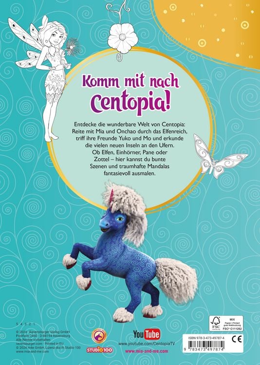 Produktbild: Mia and me - Mein magisches Malbuch