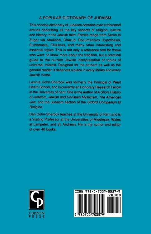 Produktbild: A Popular Dictionary of Judaism