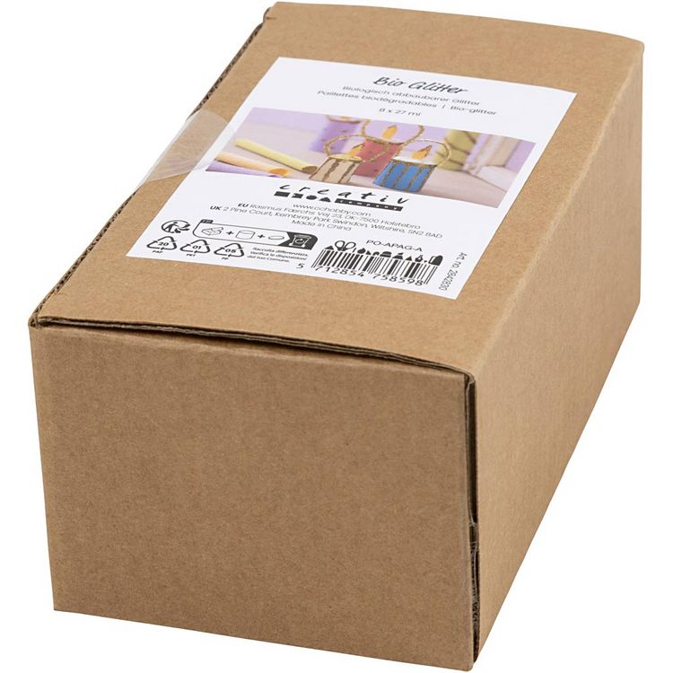 Produktbild: Creativ Company Bio Sparkles, sortierte Farben, 8x27 ml