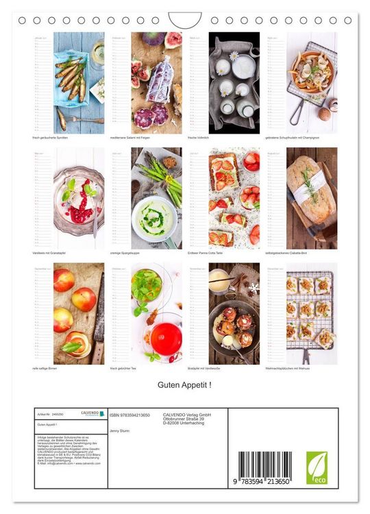 Produktbild: Guten Appetit ! (Wandkalender 2027 DIN A4 hoch), CALVENDO Monatskalender