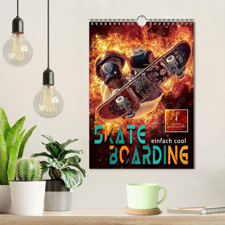 Produktbild: Skateboarding - einfach cool (Wandkalender 2026 DIN A4 hoch), CALVENDO Monatskalender