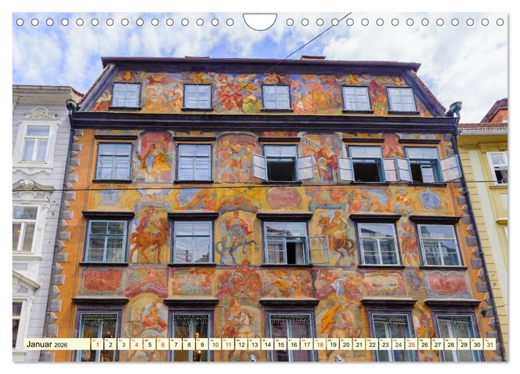Produktbild: Mein Graz. Perle an der Mur (Wandkalender 2026 DIN A4 quer), CALVENDO Monatskalender