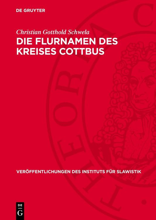 Produktbild: Die Flurnamen des Kreises Cottbus