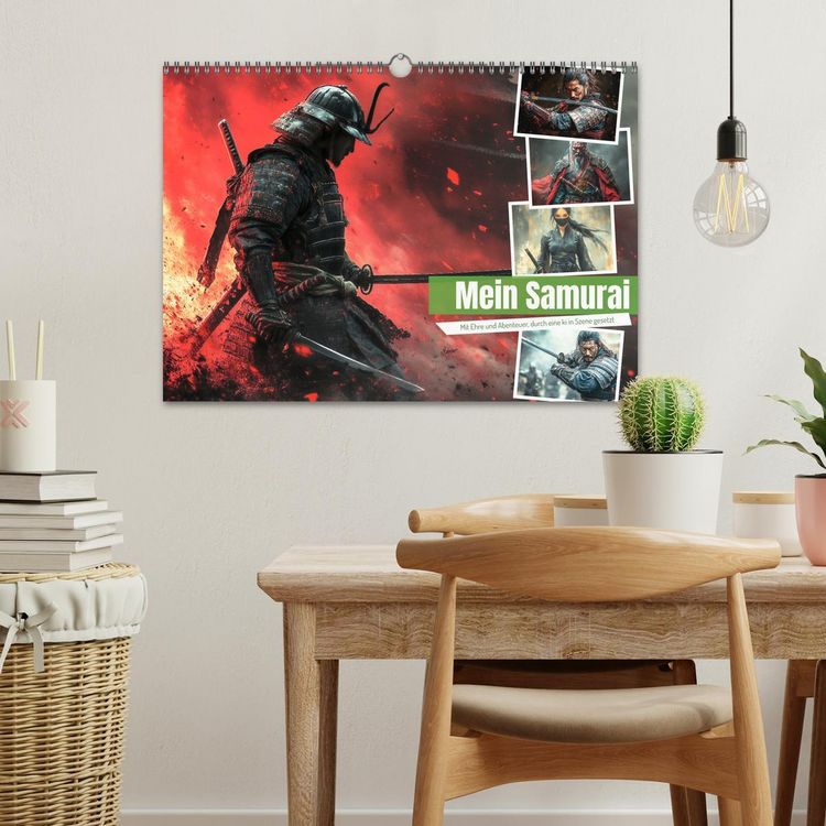 Produktbild: Mein Samurai (Wandkalender 2026 DIN A3 quer), CALVENDO Monatskalender