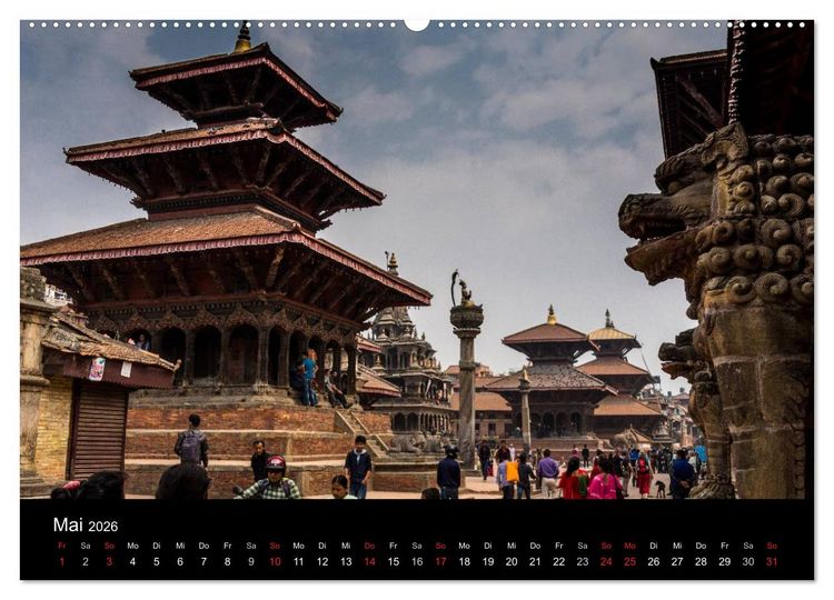 Produktbild: Faszination Nepal (Wandkalender 2026 DIN A2 quer), CALVENDO Monatskalender