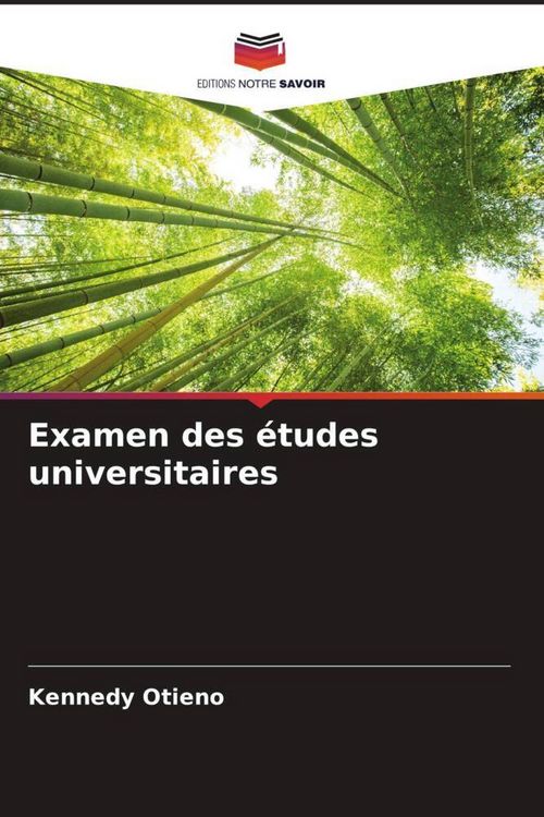 Produktbild: Examen des &eacute;tudes universitaires