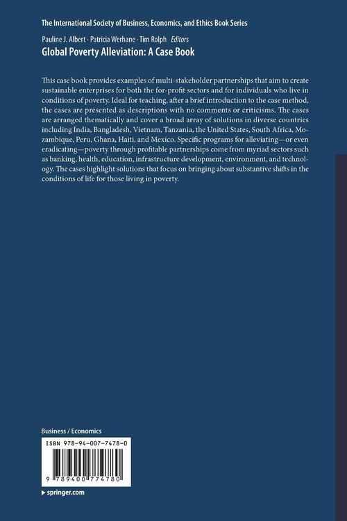 Produktbild: Global Poverty Alleviation: A Case Book