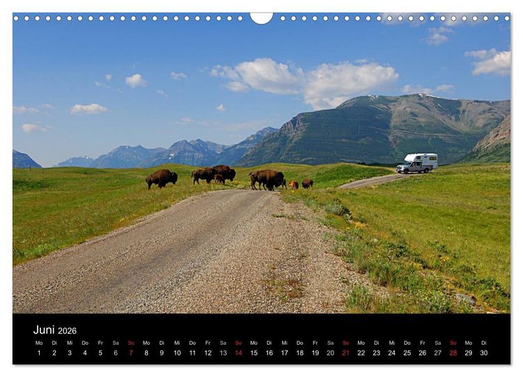 Produktbild: KANADA - Mit Campmobil quer durch (Wandkalender 2026 DIN A3 quer), CALVENDO Monatskalender