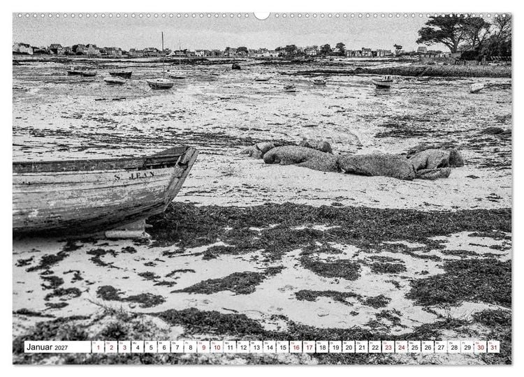 Produktbild: Bretagne Mythen und Steine (hochwertiger Premium Wandkalender 2027 DIN A2 quer), Kunstdruck in Hochglanz