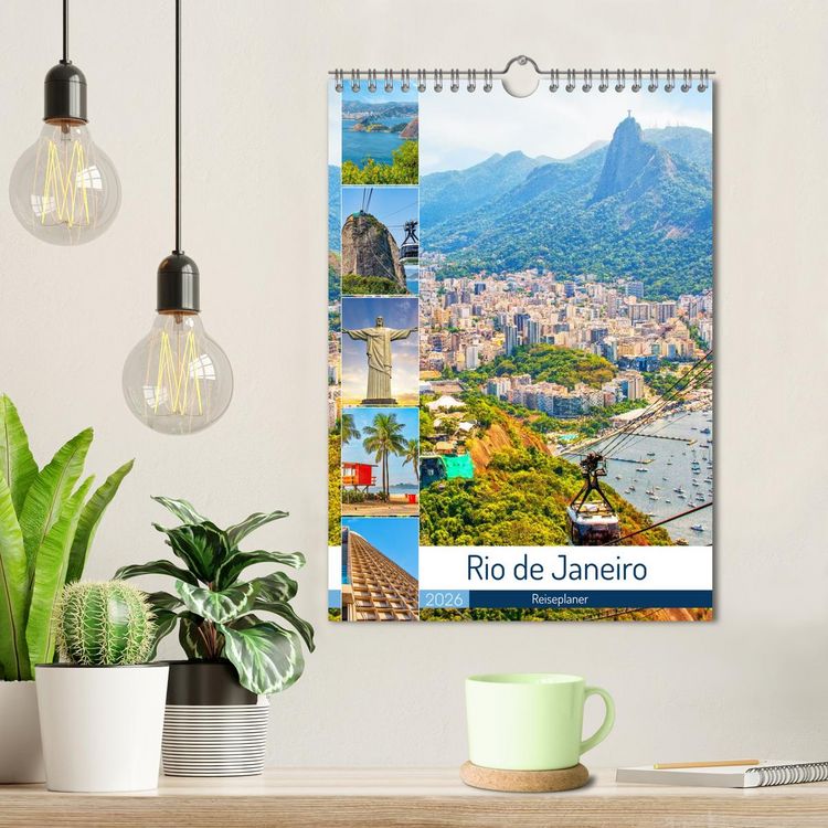 Produktbild: Rio de Janeiro - Reiseplaner (Wandkalender 2026 DIN A4 hoch), CALVENDO Monatskalender