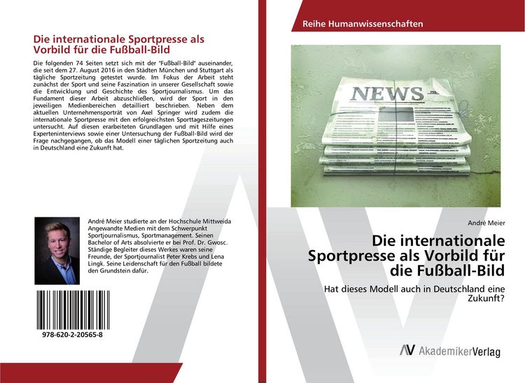 Produktbild: Die internationale Sportpresse als Vorbild f&uuml;r die Fu&szlig;ball-Bild