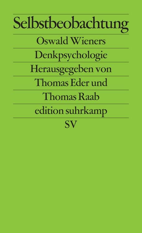 Produktbild: Selbstbeobachtung
