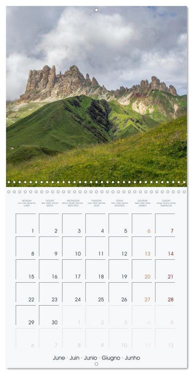 Produktbild: The Alps - A Year in the Mountains (Wall Calendar 2026 12 &times; 12 Inch) CALVENDO 12 Month Wall Calendar