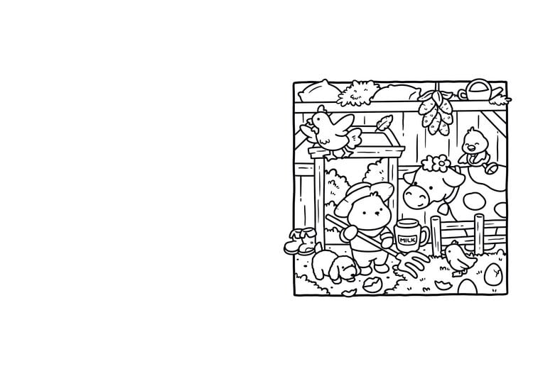 Produktbild: Cosy Farm Days - Ausmalbuch