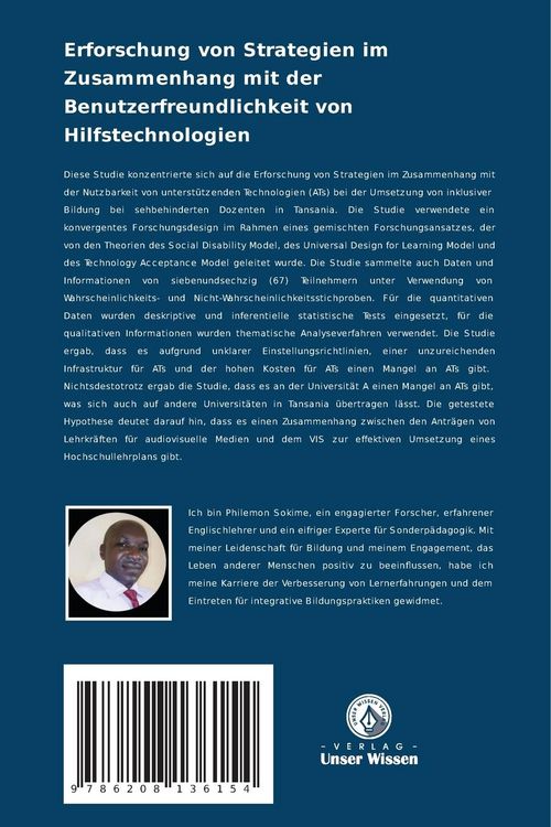 Produktbild: Erforschung von Strategien im Zusammenhang mit der Benutzerfreundlichkeit von Hilfstechnologien