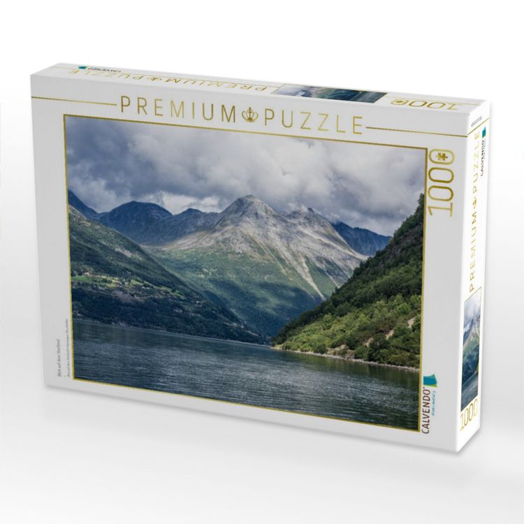 Produktbild: CALVENDO Puzzle Blick auf dem Storfjord | 1000 Teile Lege-Gr&ouml;&szlig;e 64x48cm Foto-Puzzle f&uuml;r gl&uuml;ckliche Stunden