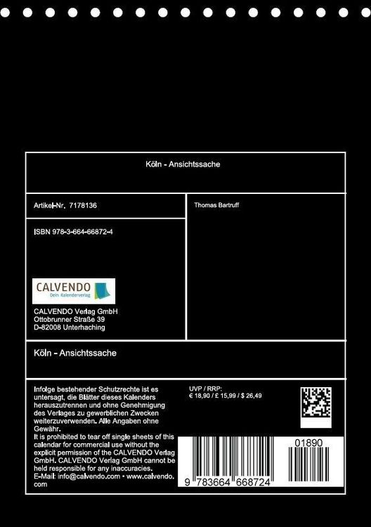 Produktbild: K&ouml;ln - Ansichtssache (Tischkalender immerw&auml;hrend DIN A5 hoch)